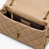 El bolso bandolera acolchado convertible doble