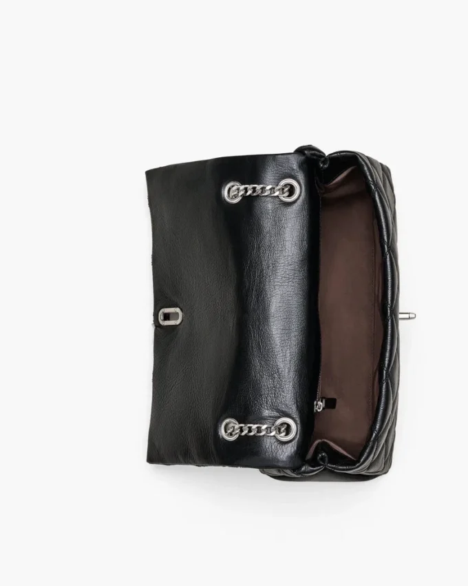 El bolso bandolera acolchado convertible doble El bolso bandolera acolchado convertible doble