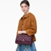 El bolso bandolera acolchado convertible doble