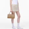 El bolso bandolera acolchado convertible doble