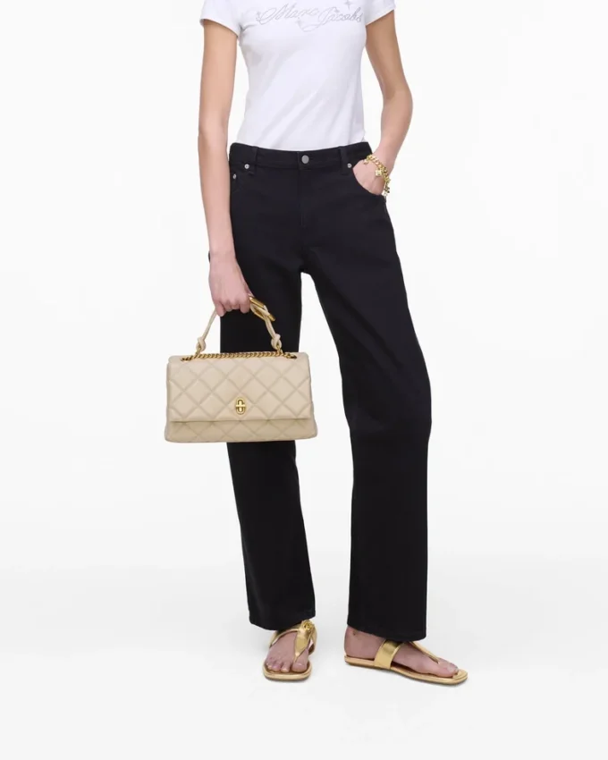 El bolso bandolera acolchado convertible doble