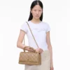 El bolso bandolera acolchado convertible doble