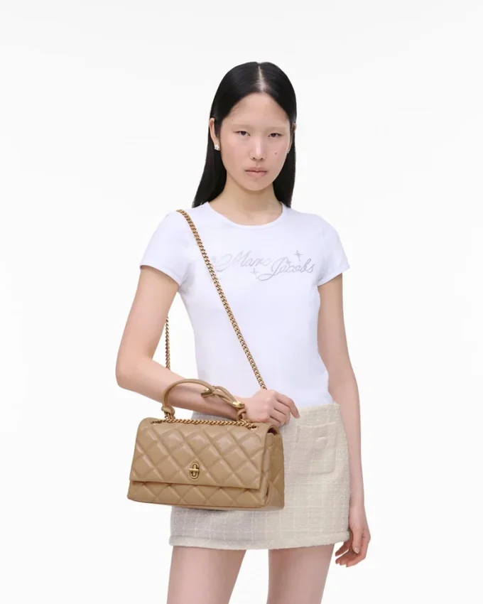 El bolso bandolera acolchado convertible doble