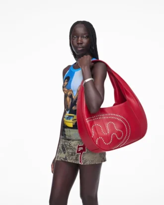 El bolso circular Mowalola XL