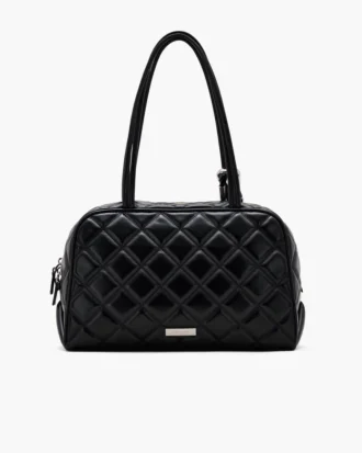 El bolso doble de cuero acolchado El bolso doble de cuero acolchado
