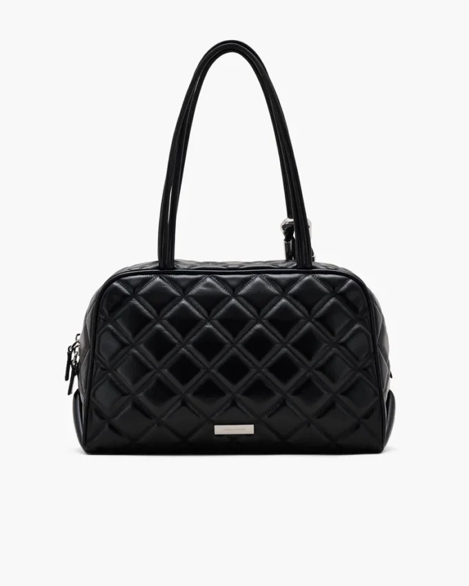El bolso doble de cuero acolchado El bolso doble de cuero acolchado