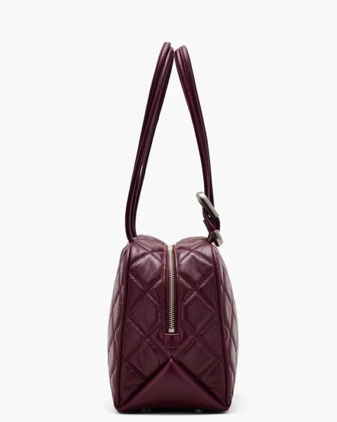 El bolso doble de cuero acolchado El bolso doble de cuero acolchado
