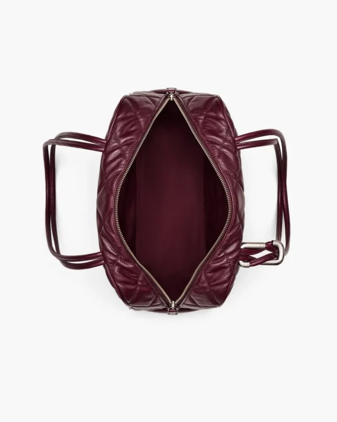 El bolso doble de cuero acolchado El bolso doble de cuero acolchado