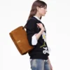 El bolso grande Dual de ante