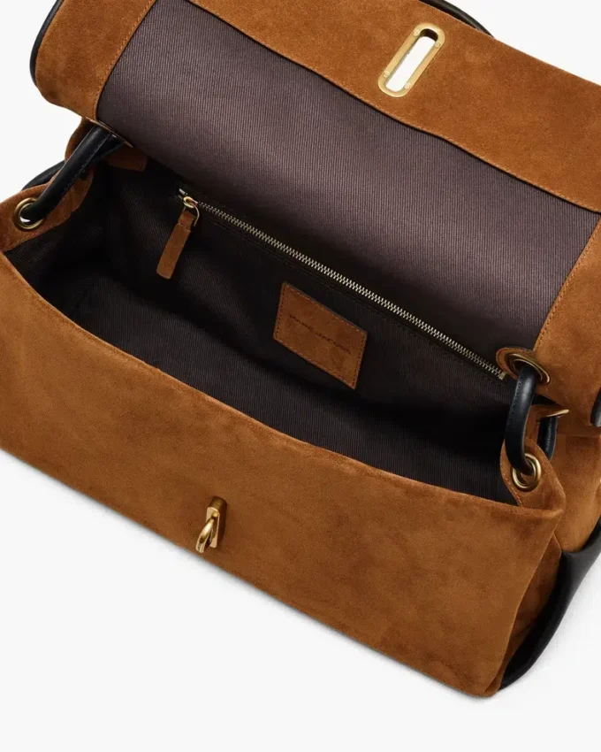 El bolso grande Dual de ante