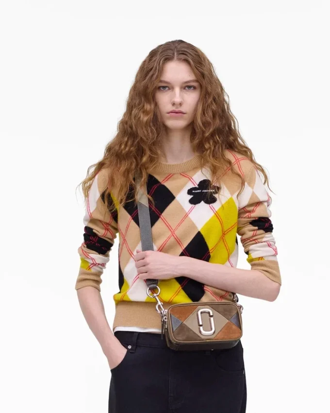 El bolso The Snapshot de ante con patchwork