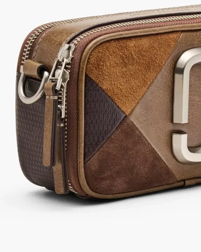 El bolso The Snapshot de ante con patchwork