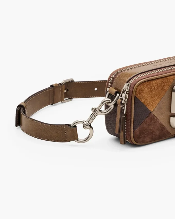El bolso The Snapshot de ante con patchwork