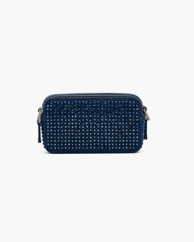 El bolso The Snapshot de denim con cristales El bolso The Snapshot de denim con cristales