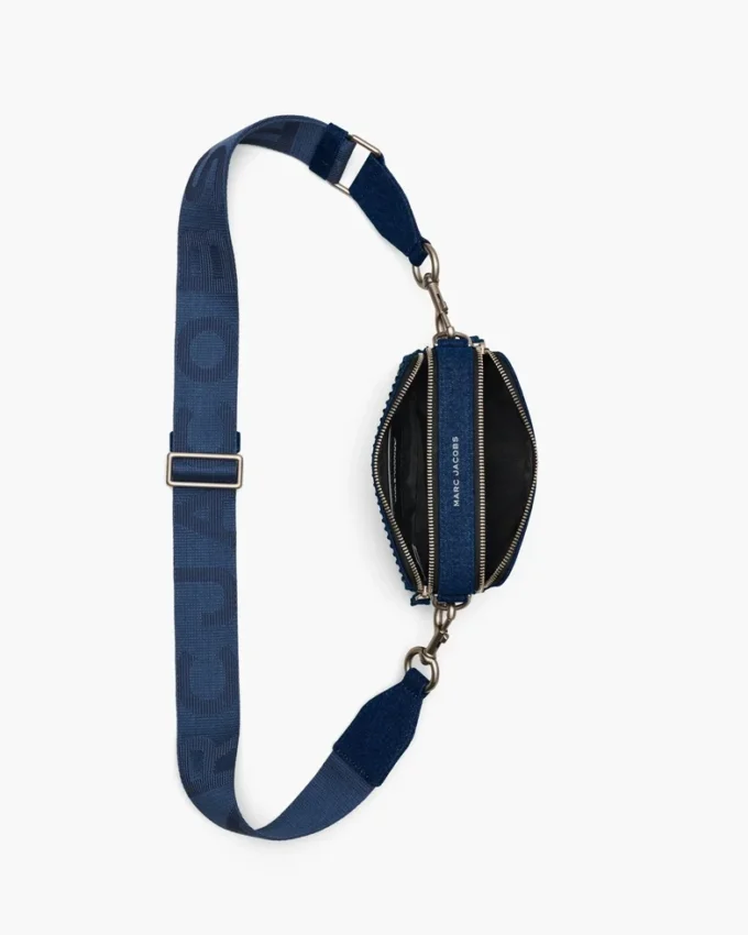 El bolso The Snapshot de denim con cristales El bolso The Snapshot de denim con cristales