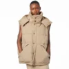 El chaleco acolchado oversize