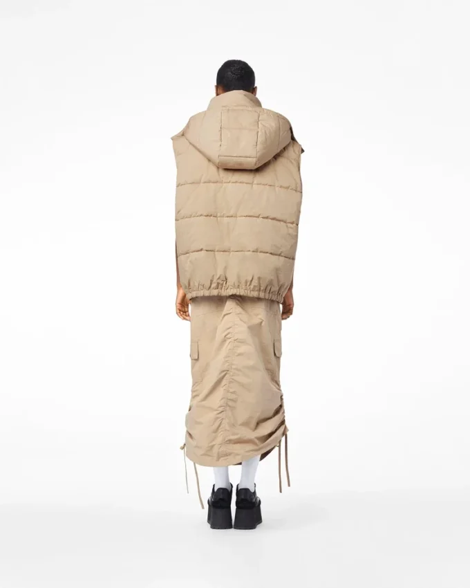 El chaleco acolchado oversize