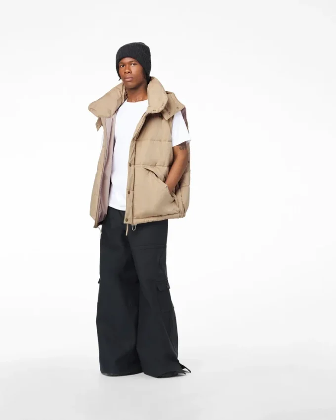 El chaleco acolchado oversize