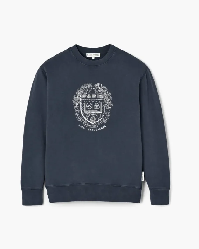 El jersey de cuello redondo A.P.C. X Marc Jacobs para hombre Paris