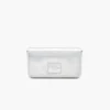 El mini bolso con cadena de cuero metalizado El mini bolso con cadena de cuero metalizado