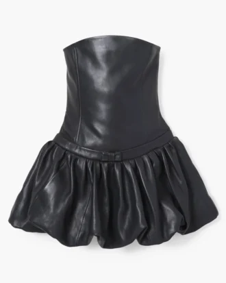 El vestido burbuja de cuero