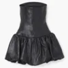 El vestido burbuja de cuero