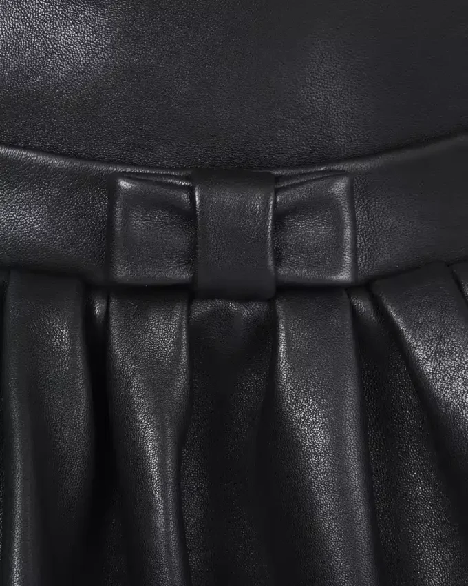 El vestido burbuja de cuero