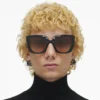 Gafas de sol cuadradas con aberturas The J Marc