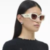 Gafas de sol cuadradas con forma de ojo de gato