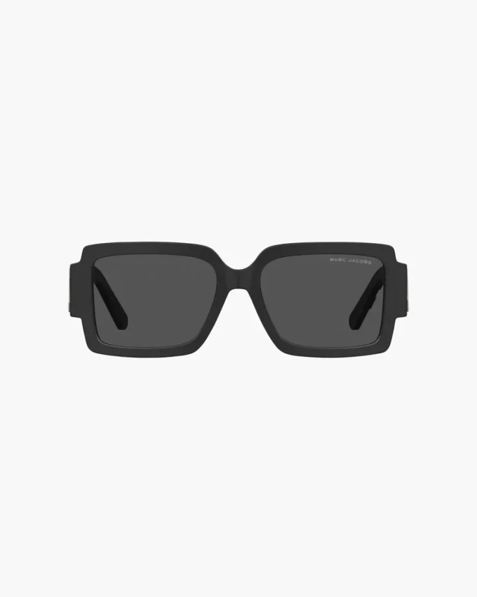 Gafas de sol cuadradas con logotipo llamativo
