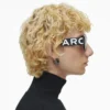 Gafas de sol cuadradas con logotipo llamativo