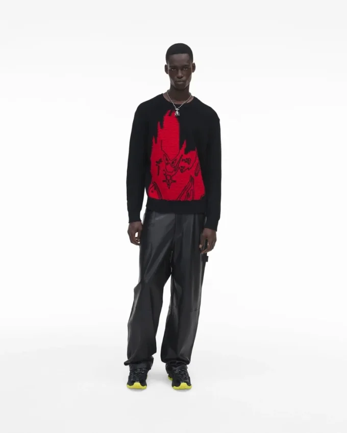 Jersey de cuello redondo Futura X Marc Jacobs