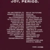 Joy. Camiseta ajustada