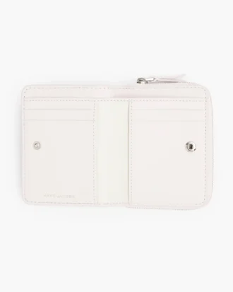 La mini cartera compacta de cuero