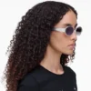 Las gafas de sol redondas con logotipo clásico