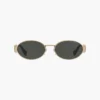 Las gafas de sol redondas con logotipo clásico
