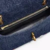 Mini bolso Trinket Charm Denim Dual Chain
