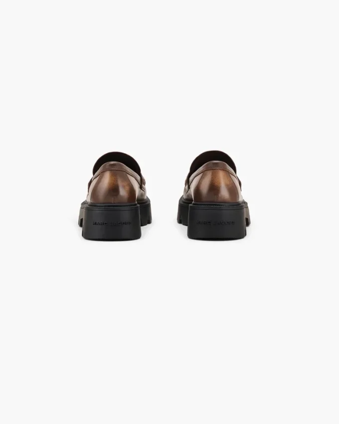 Mocasines Frankie de piel desgastada