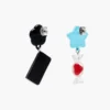 Pendientes con charms adhesivos Pendientes con charms adhesivos