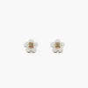 Pendientes de botón Daisy