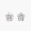 Pendientes de botón Daisy Pave