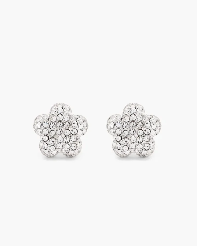 Pendientes de botón Daisy Pave