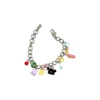Pulsera con colgantes de personajes