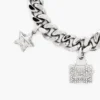 Pulsera con mini charms icónicos pavé