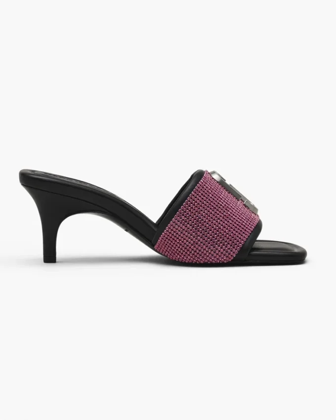 Sandalias de tacón con pedrería The J Marc