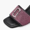 Sandalias de tacón con pedrería The J Marc