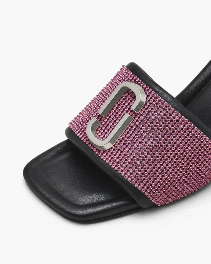 Sandalias de tacón con pedrería The J Marc