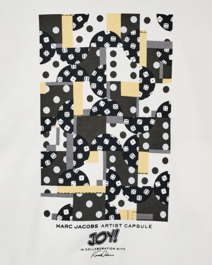 Sudadera con capucha y cremallera Patchwork Dice de Derrick Adams X Marc Jacobs