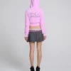 Sudadera con cremallera de punto encogido y peluche