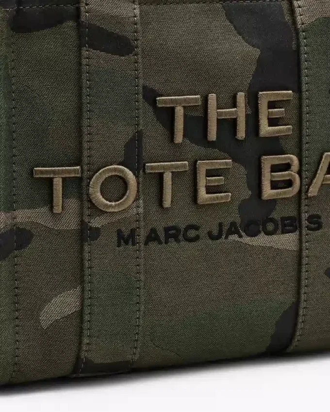 The Camo Jacquard Small Tote Bag